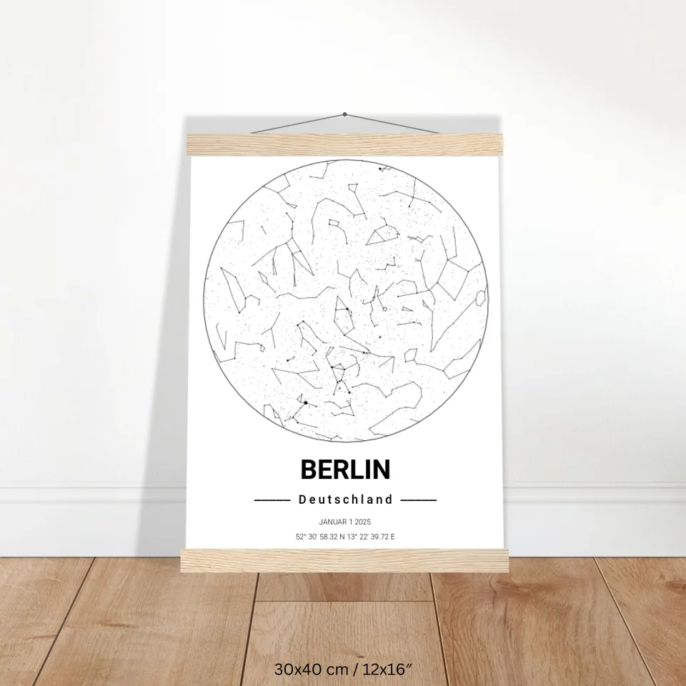Leisten Poster 30-40 Holz (vertikal) 1.0