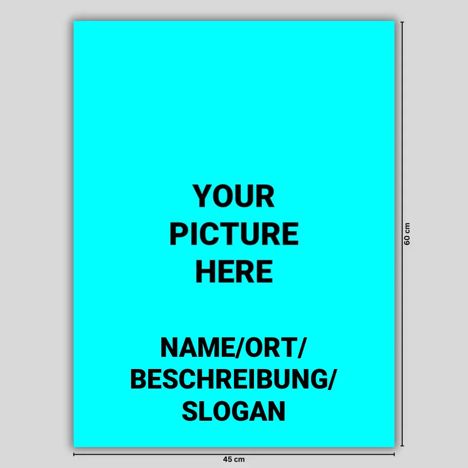 Poster Bearbeitungsvorlage (45-60)