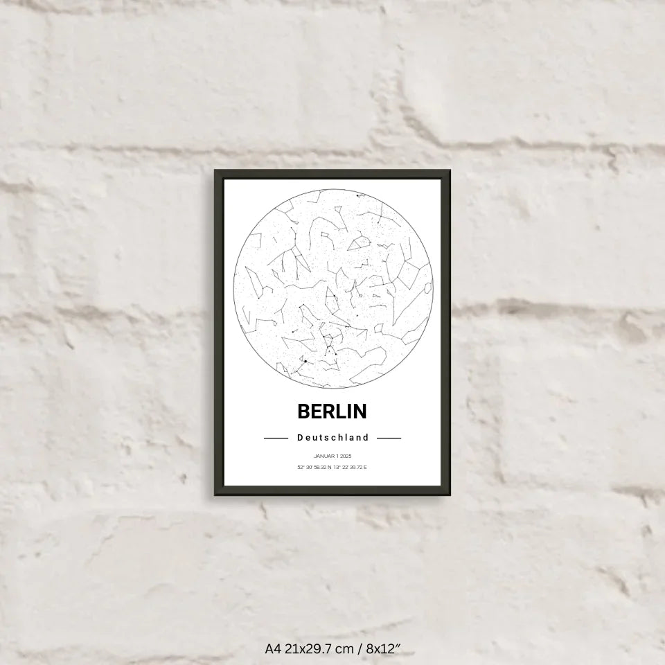 Metall Poster A4 (vertikal) 1.0