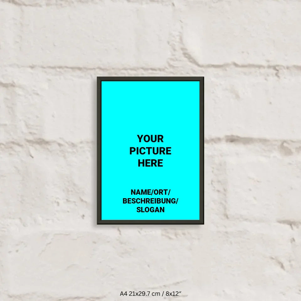 Metall Poster A4 (vertikal) 1.0