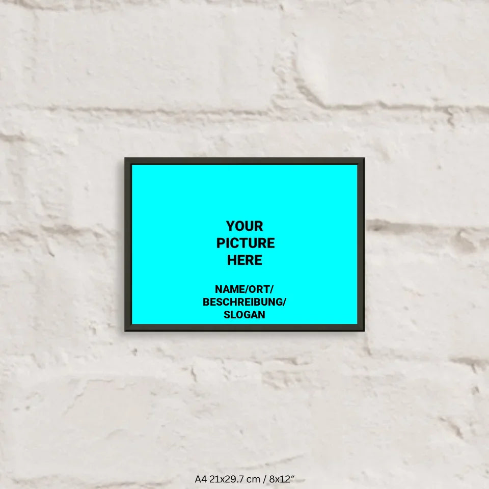 Metall Poster A4 (horizontal) 1.0
