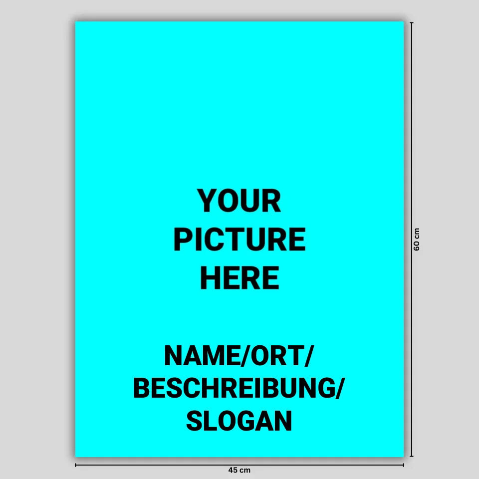Poster Bearbeitungsvorlage (45-60)