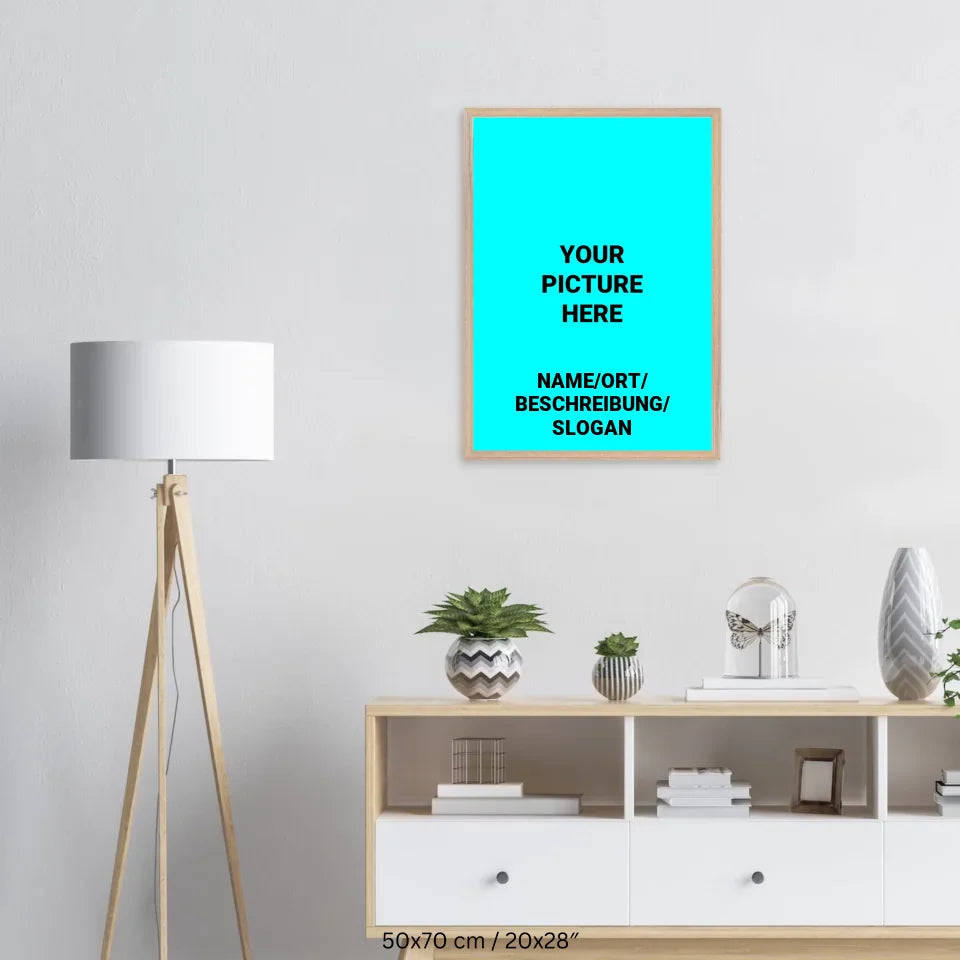 Premium Holz Poster 50-70 (vertikal) 1.0