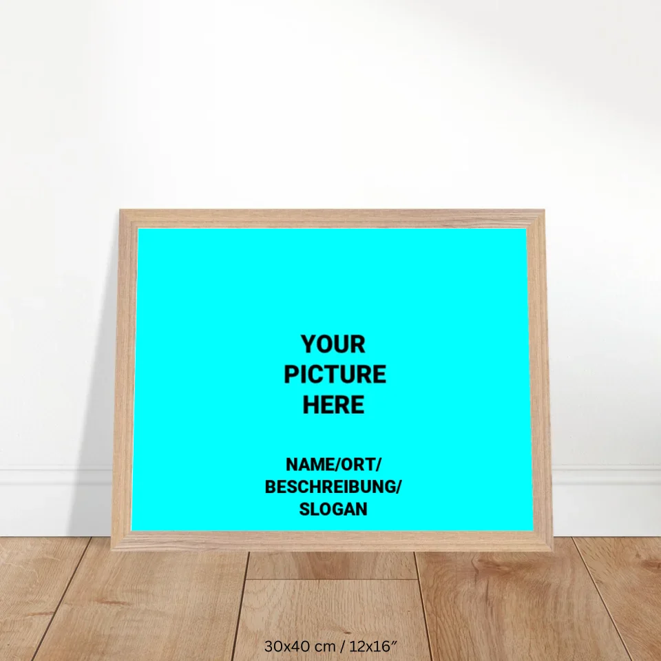 Premium Holz Poster 30-40 (horizontal) 1.0