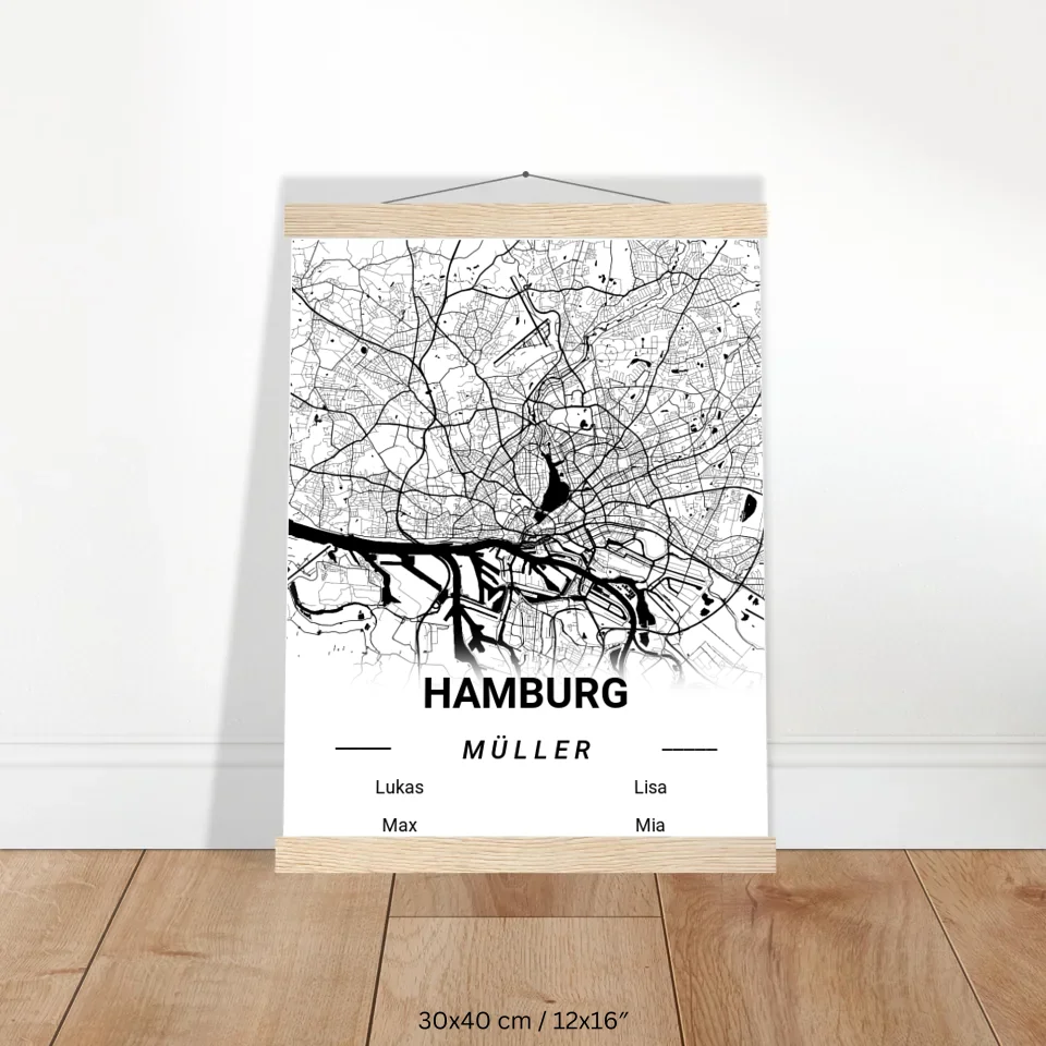 Leisten Poster 30-40 Holz (vertikal) 1.0