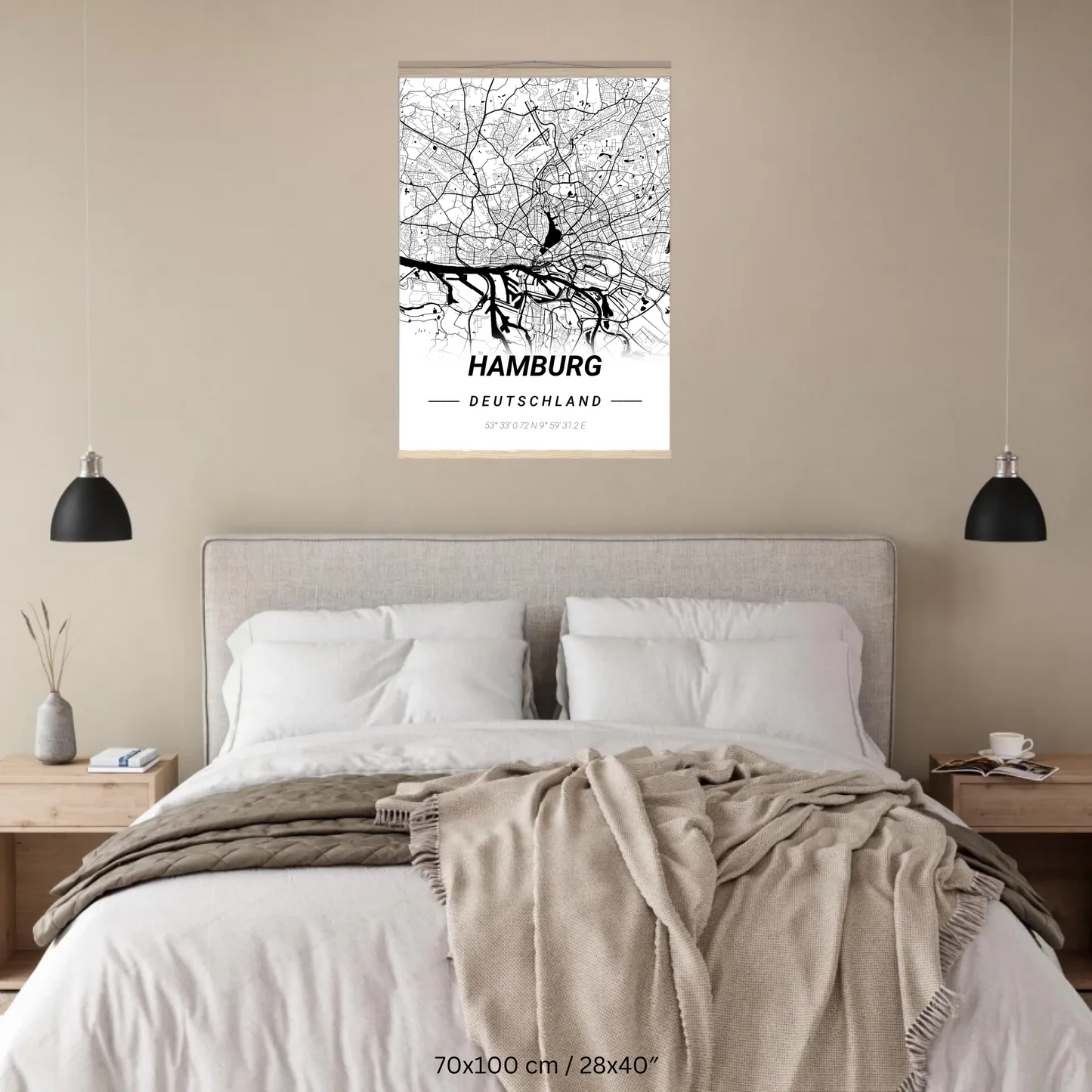 Leisten Poster 70-100 Holz (vertikal) 1.0
