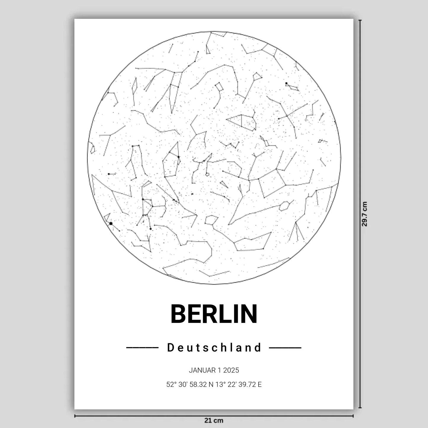 Poster Bearbeitungsvorlage (A4)