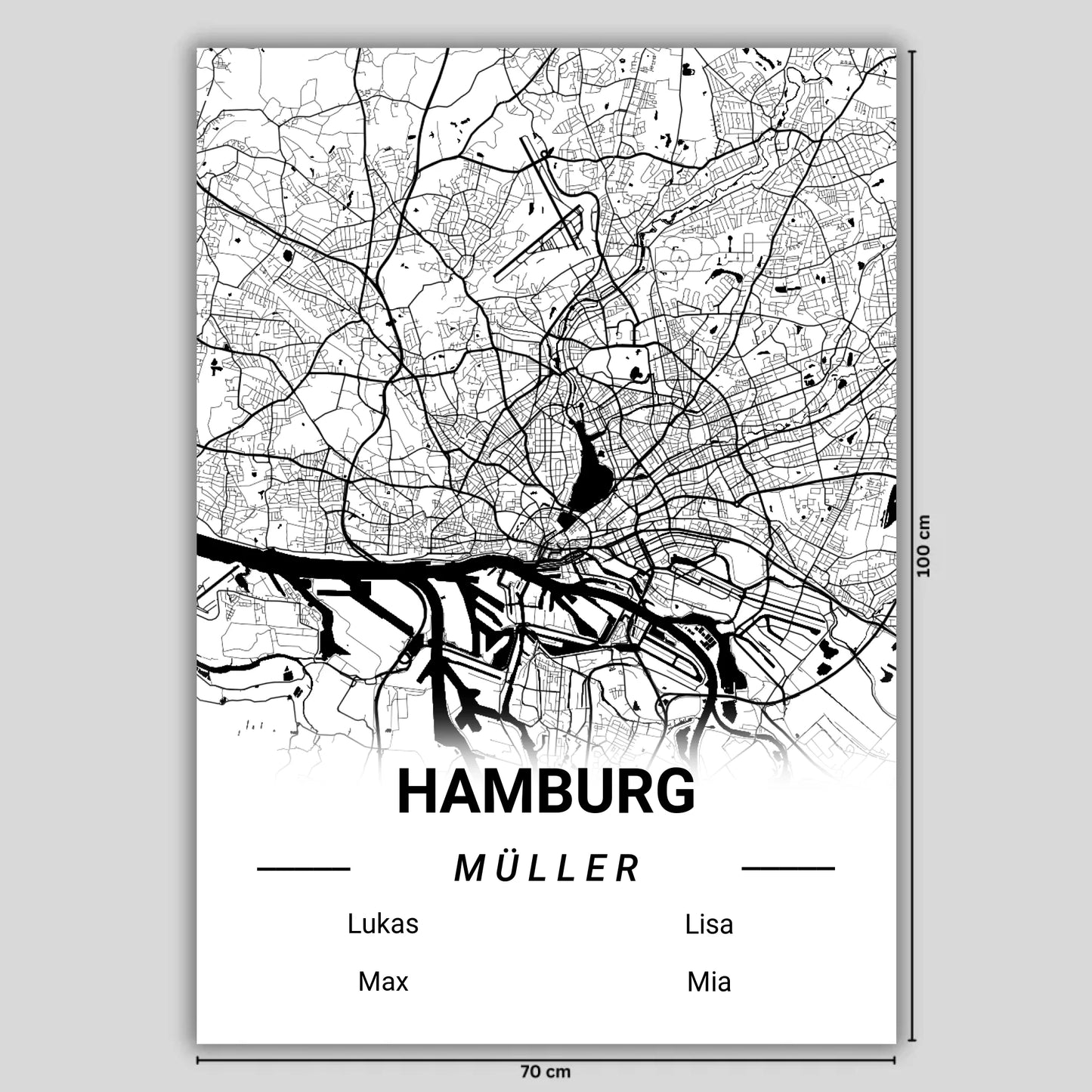 Poster Bearbeitungsvorlage (70-100)