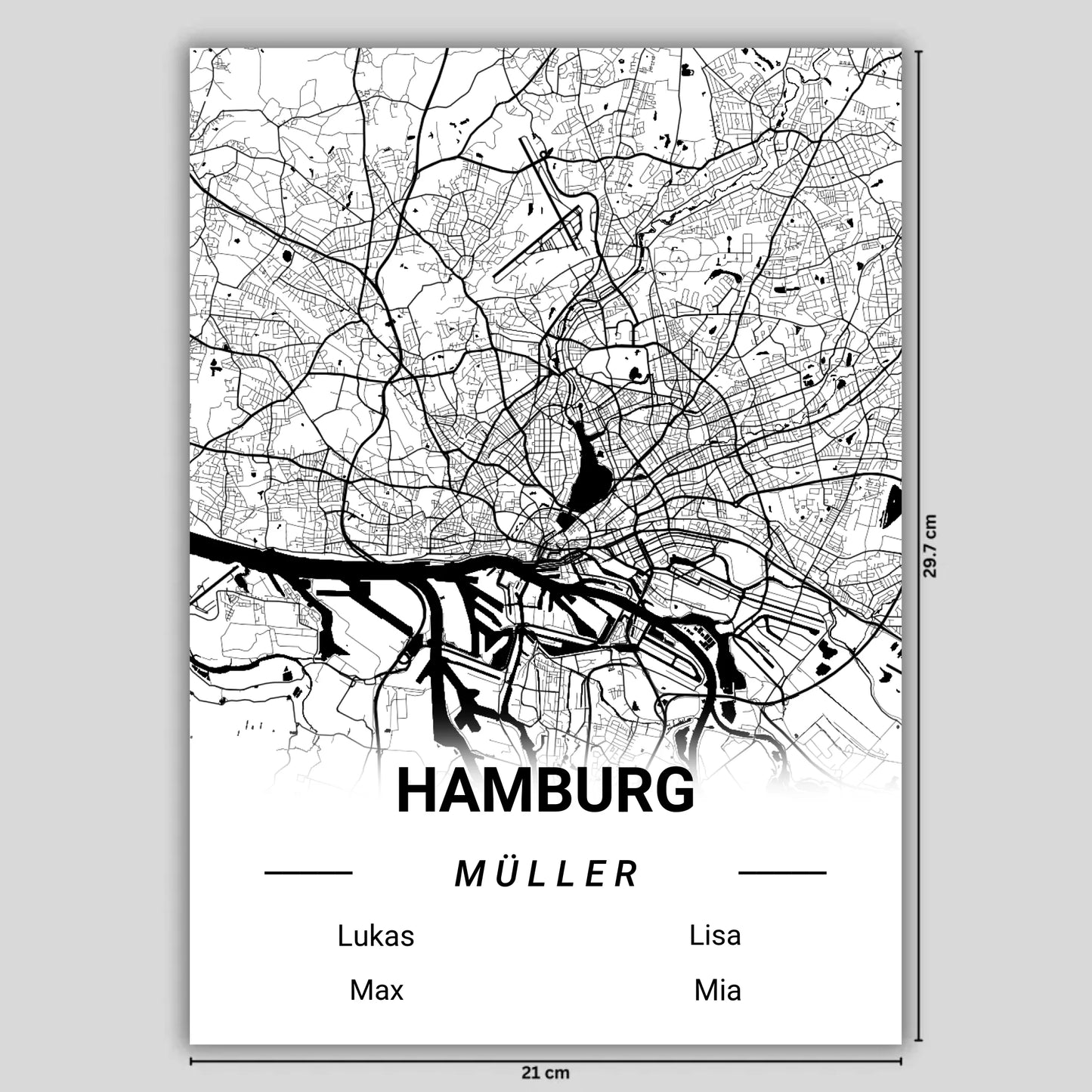 Poster Bearbeitungsvorlage (A4)